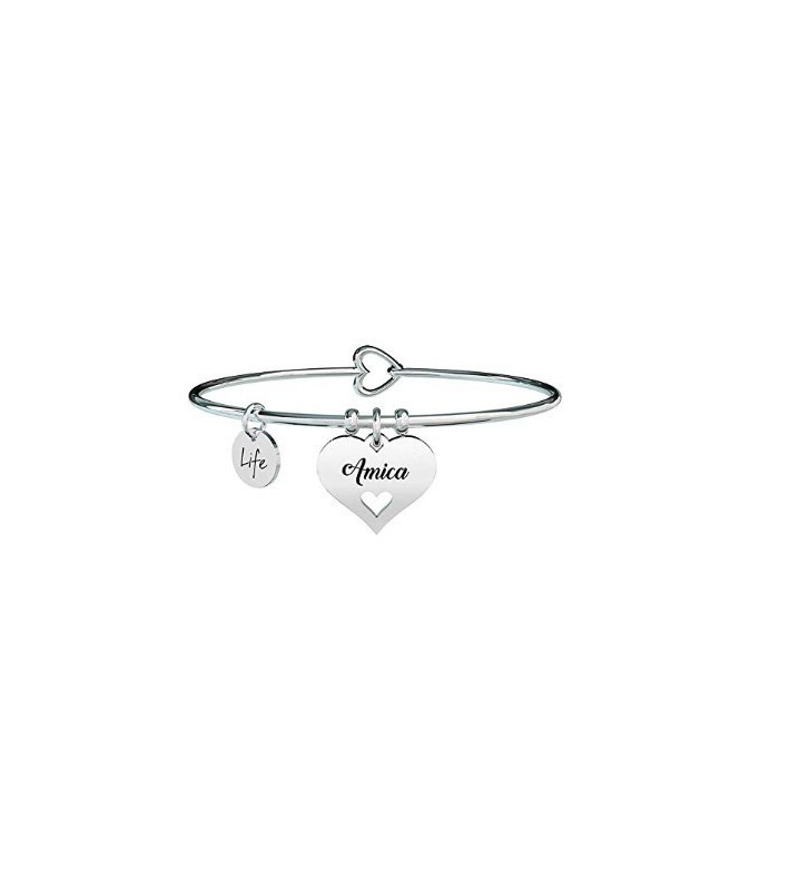 Bracciale KIDULT LOVE in acciaio 316L - 731625 CUORE AMICA