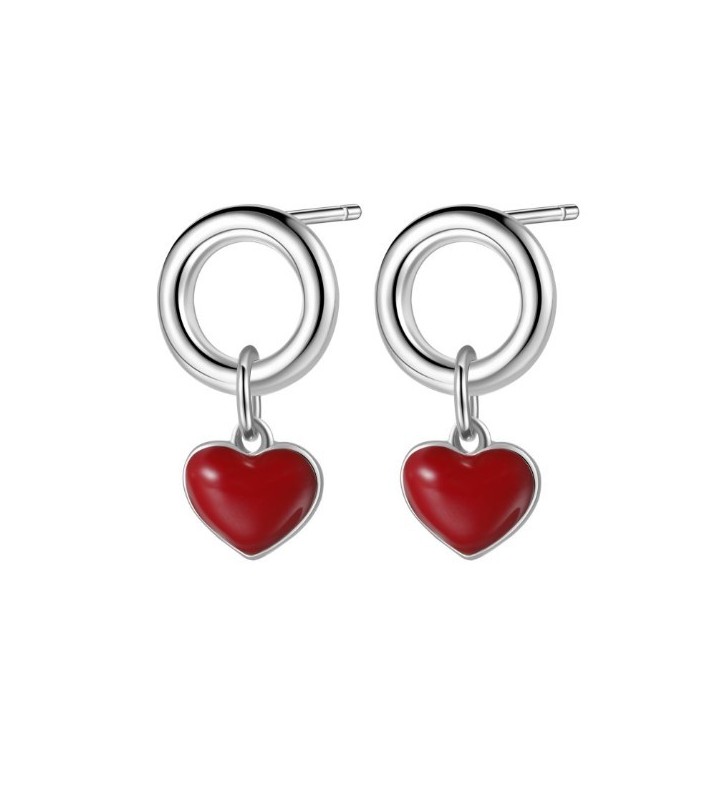 Orecchini ROSATO STORIE in argento - RZO013 Cuore Silver