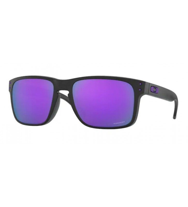 Sunglasses OAKLEY HOLBROOK 9102-K6 Matte black Prizm Violet only 72...