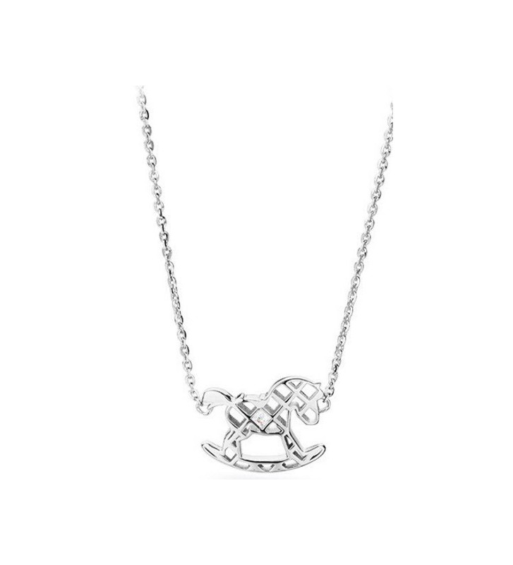 Collana ROSATO in argento 925 con Zirconi - MF02