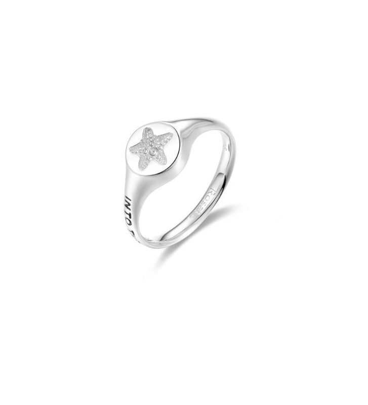 Anello ROSATO STORIE in argento - RZA005C Mis. 16 Stella Silver