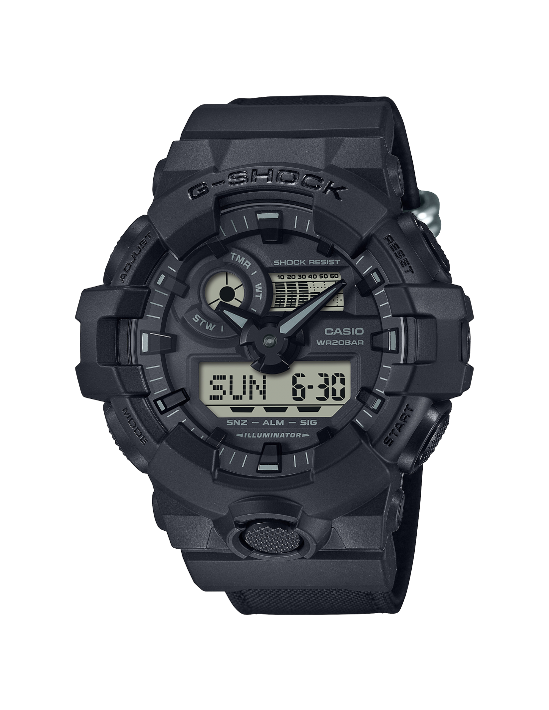 Cinturino shops g shock tessuto