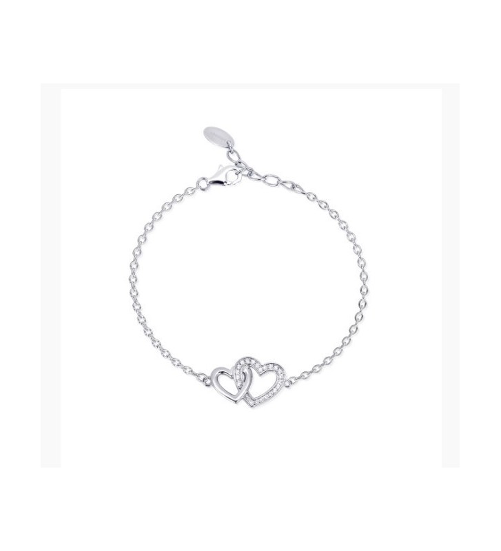 Bracciale MABINA in argento 925 e zirconi - 533191 Cuori